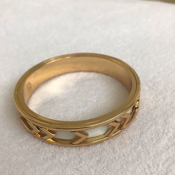 House of Harlow 1960 Jewelry - House of Harlow 1960 Bangle Bracelet Gold Aztec